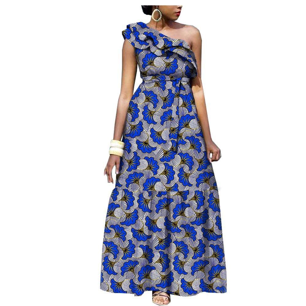 African National Wax Printing Cotton Dress Dress Is 25111 - melvincucci