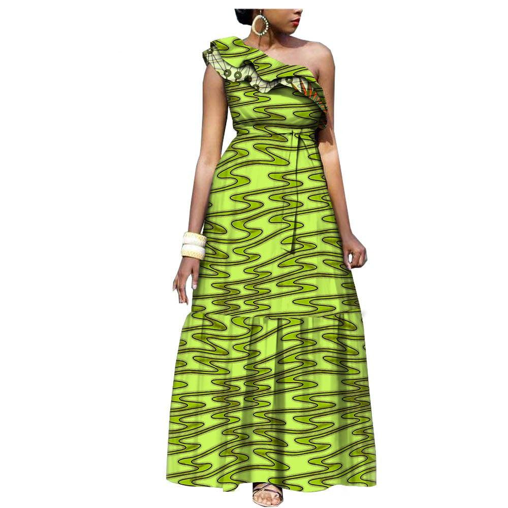 African National Wax Printing Cotton Dress Dress Is 25111 - melvincucci
