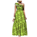 African National Wax Printing Cotton Dress Dress Is 25111 - melvincucci