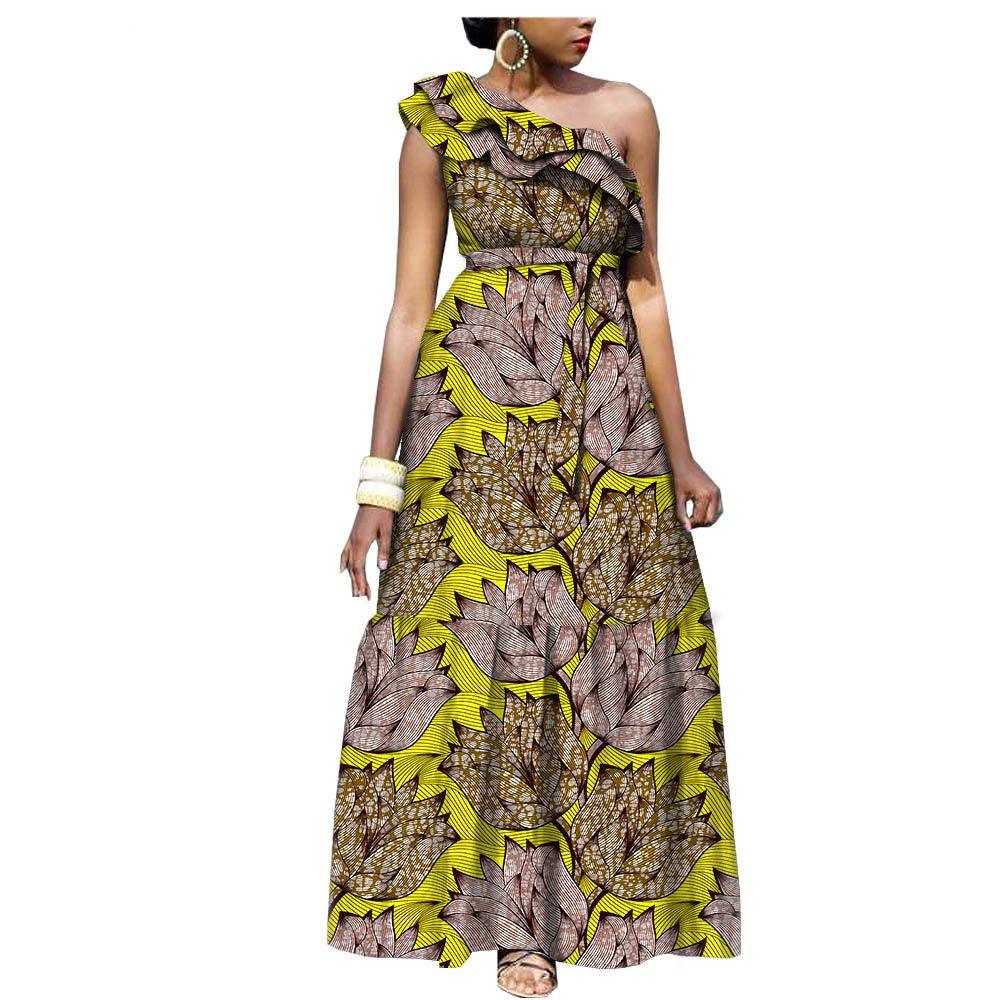 African National Wax Printing Cotton Dress Dress Is 25111 - melvincucci