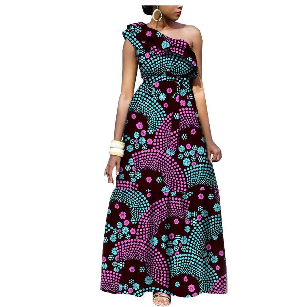 African National Wax Printing Cotton Dress Dress Is 25111 - melvincucci