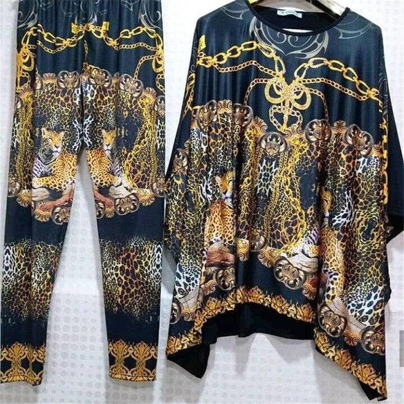 African print loose suit - melvincucci