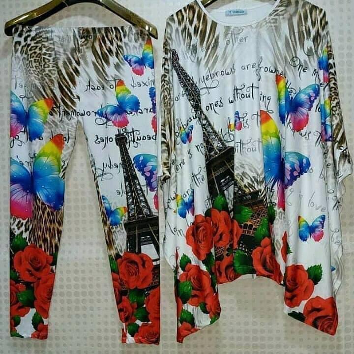 African print loose suit - melvincucci
