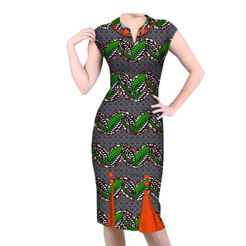 African Spring Casual Dress 1825001 - melvincucci
