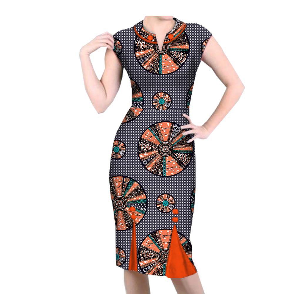 African Spring Casual Dress 1825001 - melvincucci