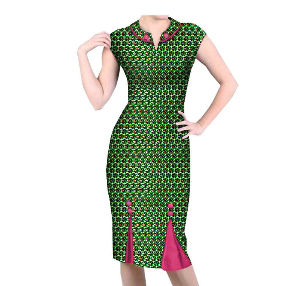 African Spring Casual Dress 1825001 - melvincucci