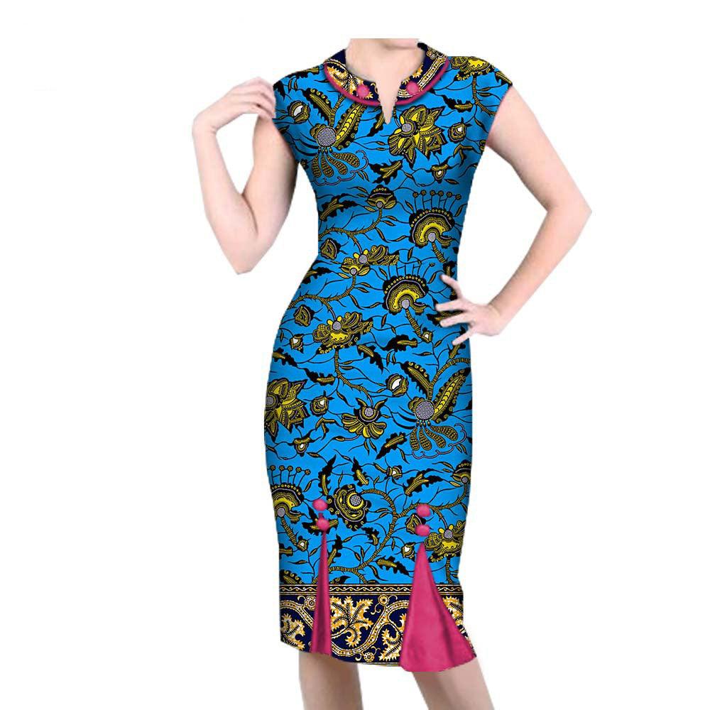 African Spring Casual Dress 1825001 - melvincucci