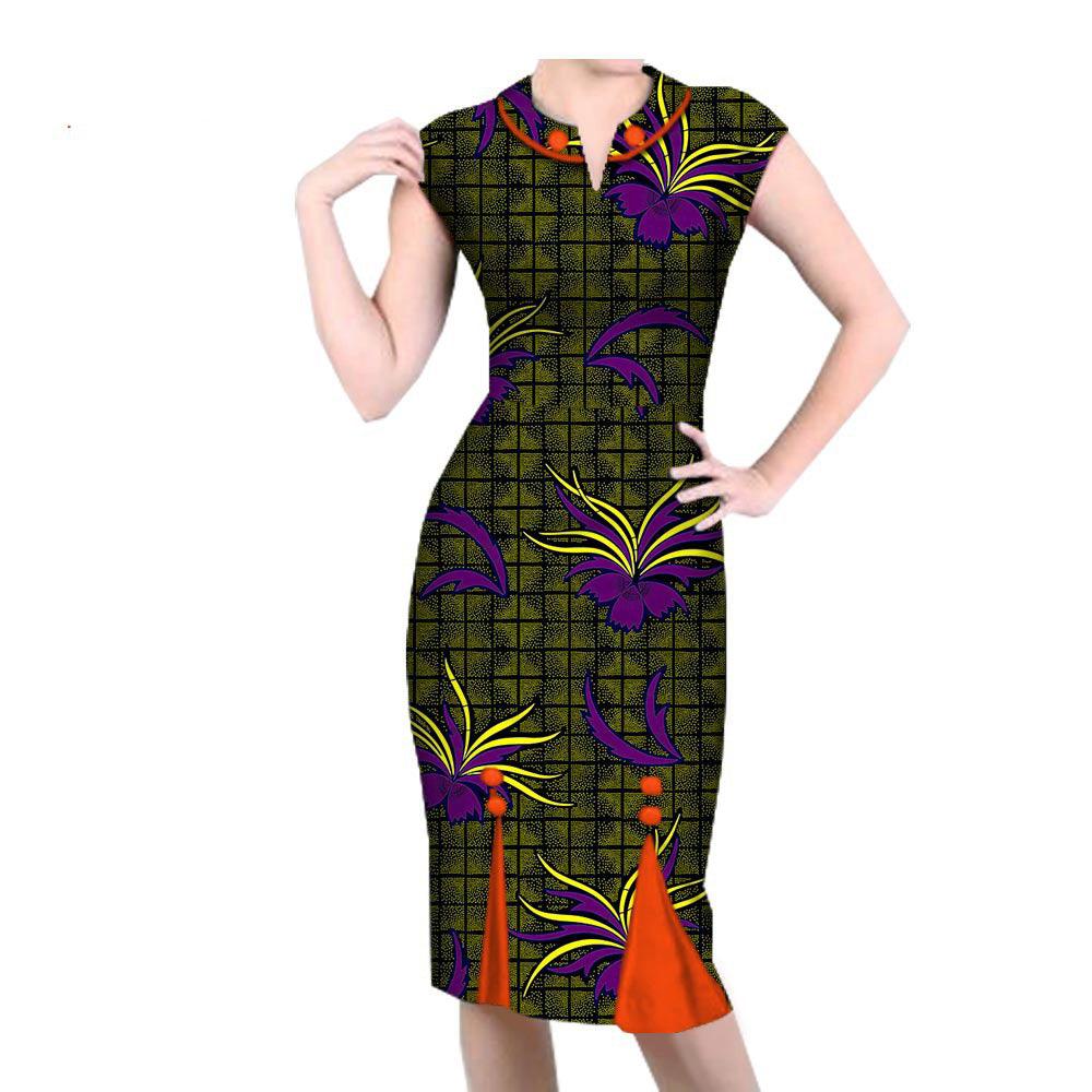 African Spring Casual Dress 1825001 - melvincucci