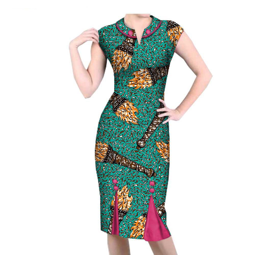 African Spring Casual Dress 1825001 - melvincucci