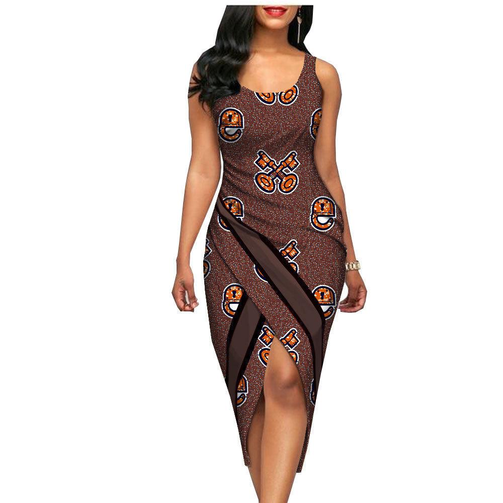 African Spring Casual Dress - melvincucci