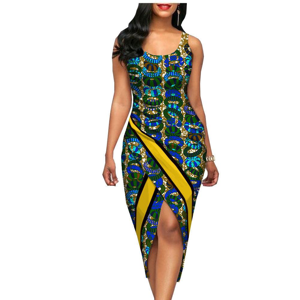 African Spring Casual Dress - melvincucci