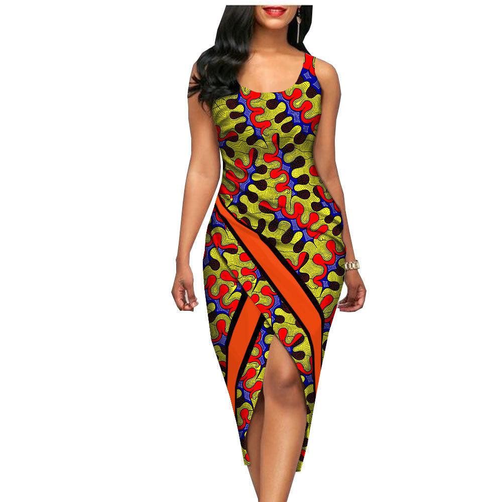African Spring Casual Dress - melvincucci