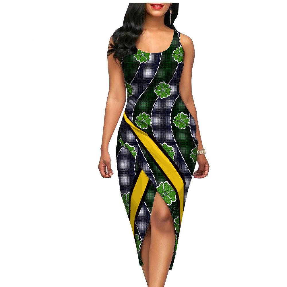 African Spring Casual Dress - melvincucci