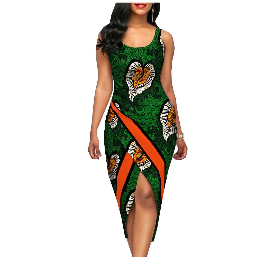 African Spring Casual Dress - melvincucci