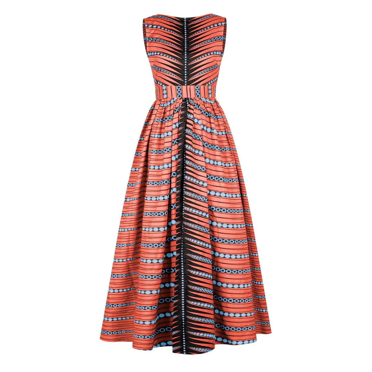 African Style Digital Print Beautiful Back Dress - melvincucci