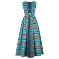 African Style Digital Print Beautiful Back Dress - melvincucci