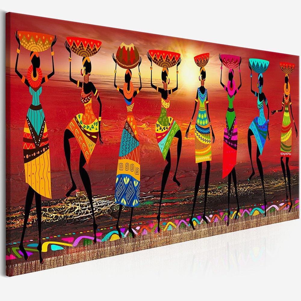 African women dancing oil painting - melvincucci