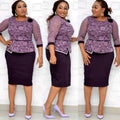 African Women High Quality Lace Party Dress - melvincucci
