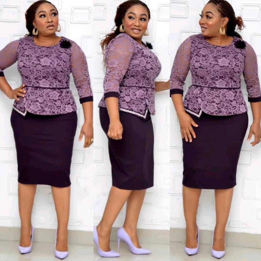 African Women High Quality Lace Party Dress - melvincucci