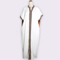 African Women Loose Short-sleeved Long Dress - melvincucci