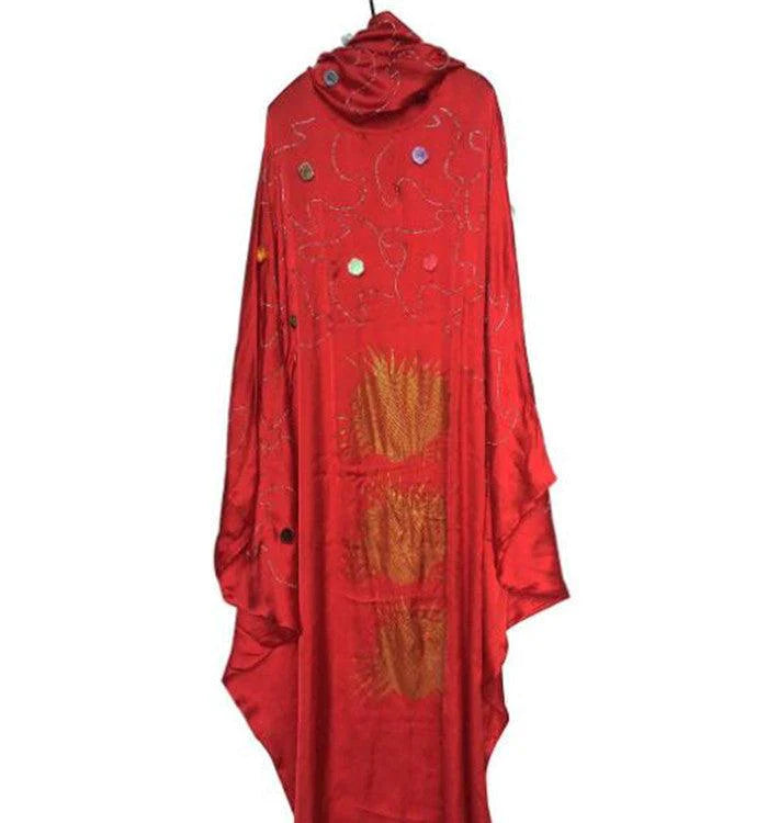 African Women'S Clothes Drill Loose Robe Woman Dress Female - melvincucci