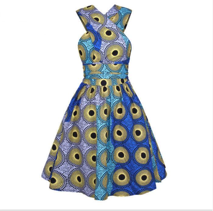African Women Summer Sexy Printed Dress - melvincucci
