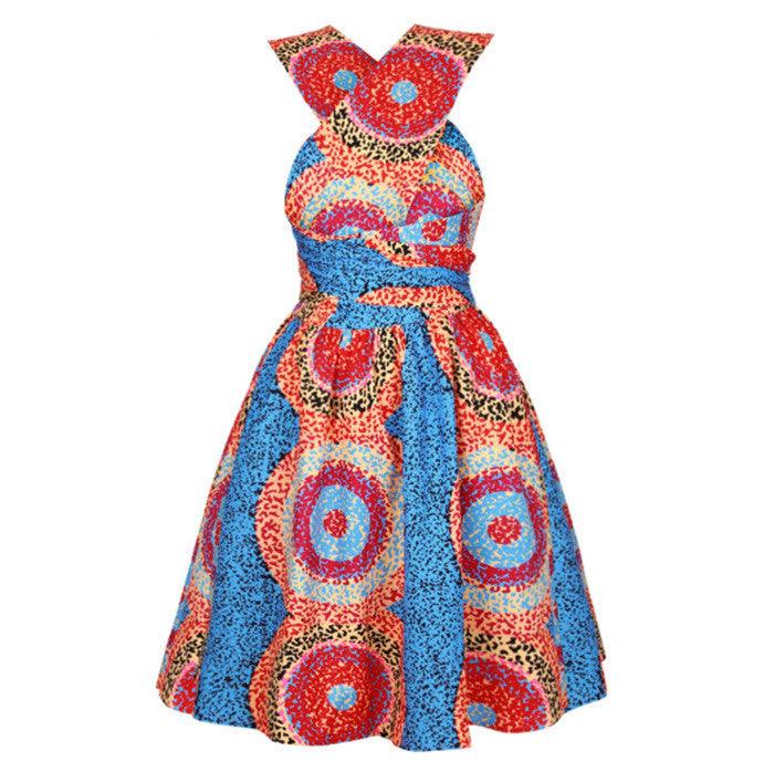 African Women Summer Sexy Printed Dress - melvincucci