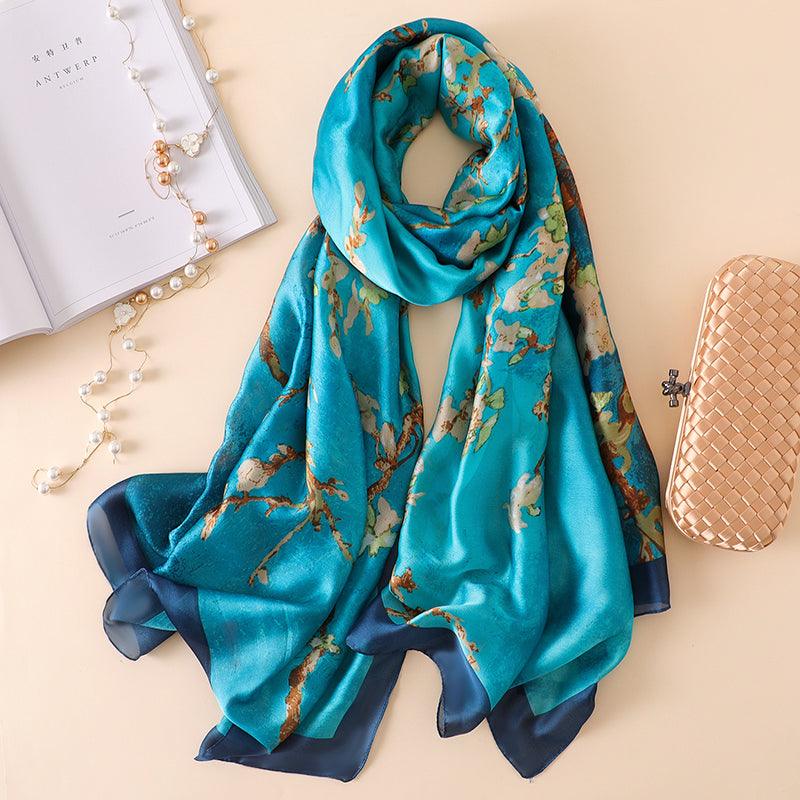 All-Match Spring, Autumn And Winter Silk Scarf Women Thin Scarf - melvincucci