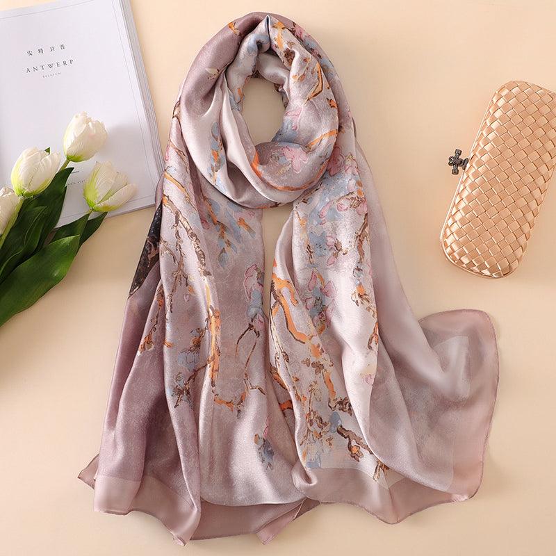 All-Match Spring, Autumn And Winter Silk Scarf Women Thin Scarf - melvincucci