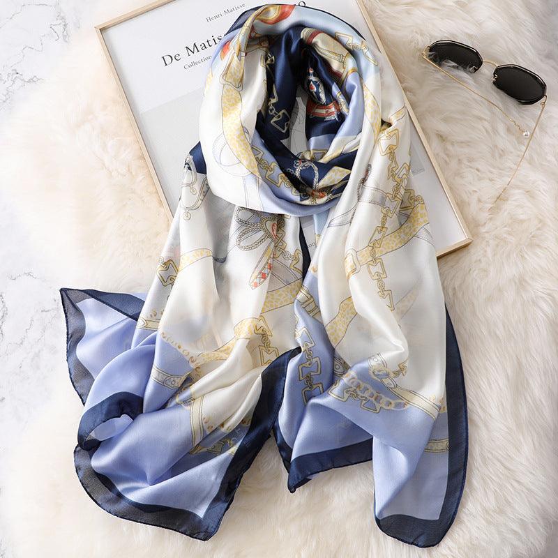 All-Match Spring, Autumn And Winter Silk Scarf Women Thin Scarf - melvincucci