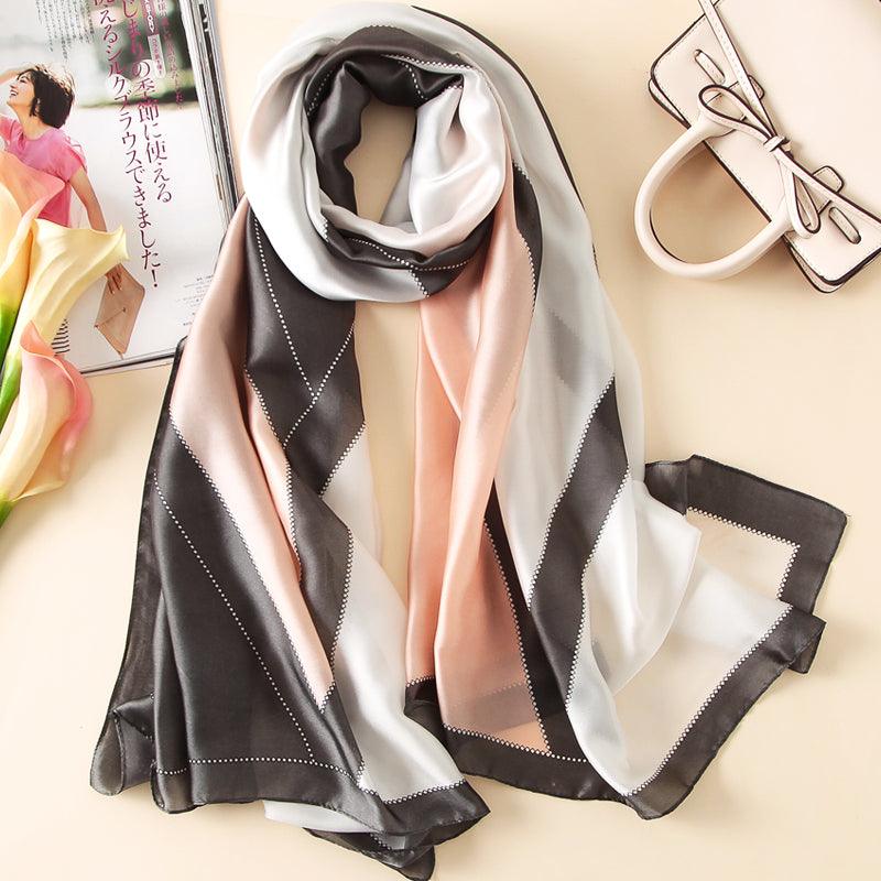 All-Match Spring, Autumn And Winter Silk Scarf Women Thin Scarf - melvincucci