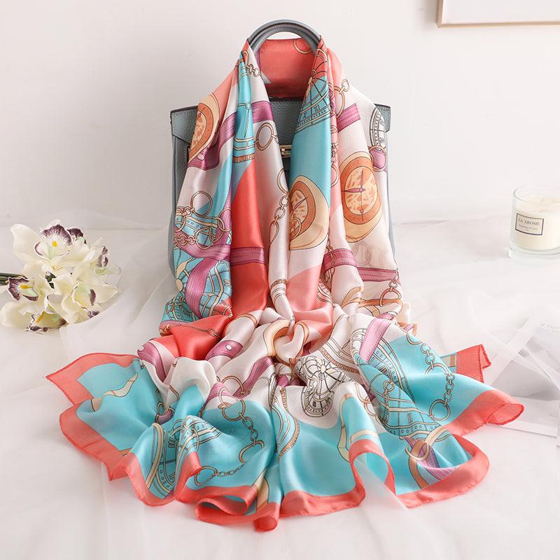 All-Match Spring, Autumn And Winter Silk Scarf Women Thin Scarf - melvincucci