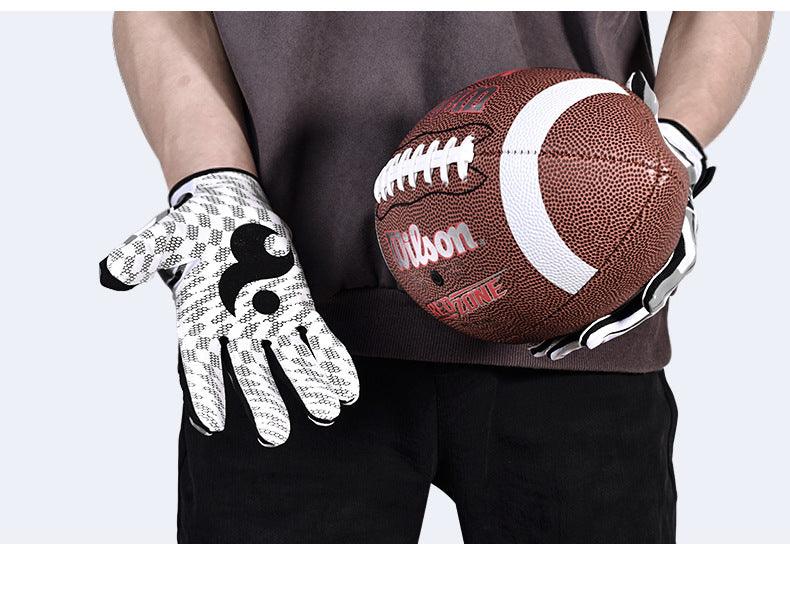 American Football Rugby Gloves Outdoor Silicone Sports Non-slip Catching Baseball Gloves For Men And Women - melvincucci