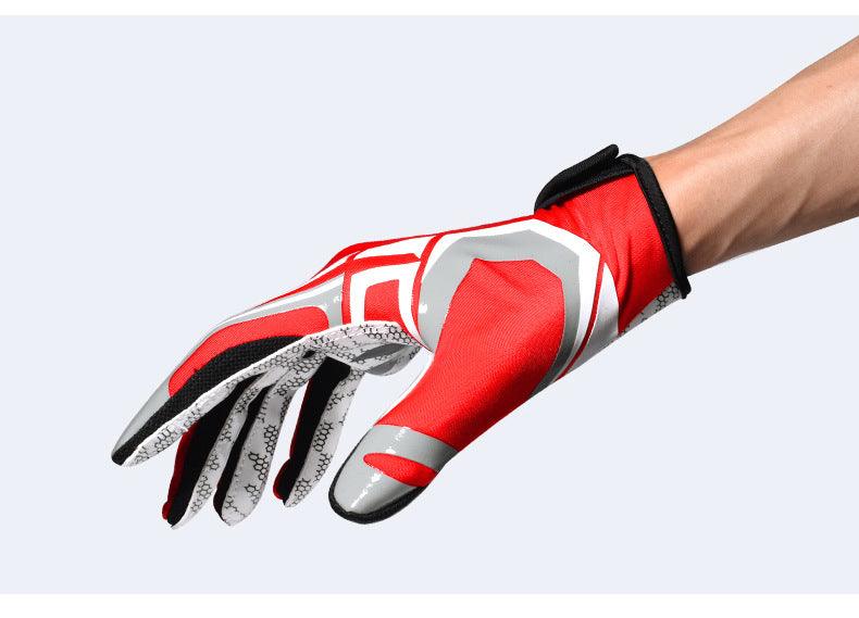 American Football Rugby Gloves Outdoor Silicone Sports Non-slip Catching Baseball Gloves For Men And Women - melvincucci