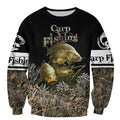 Animal Carp Fishing 3D All Over Printed Men Hoodie Harajuku Sweatshirt - melvincucci
