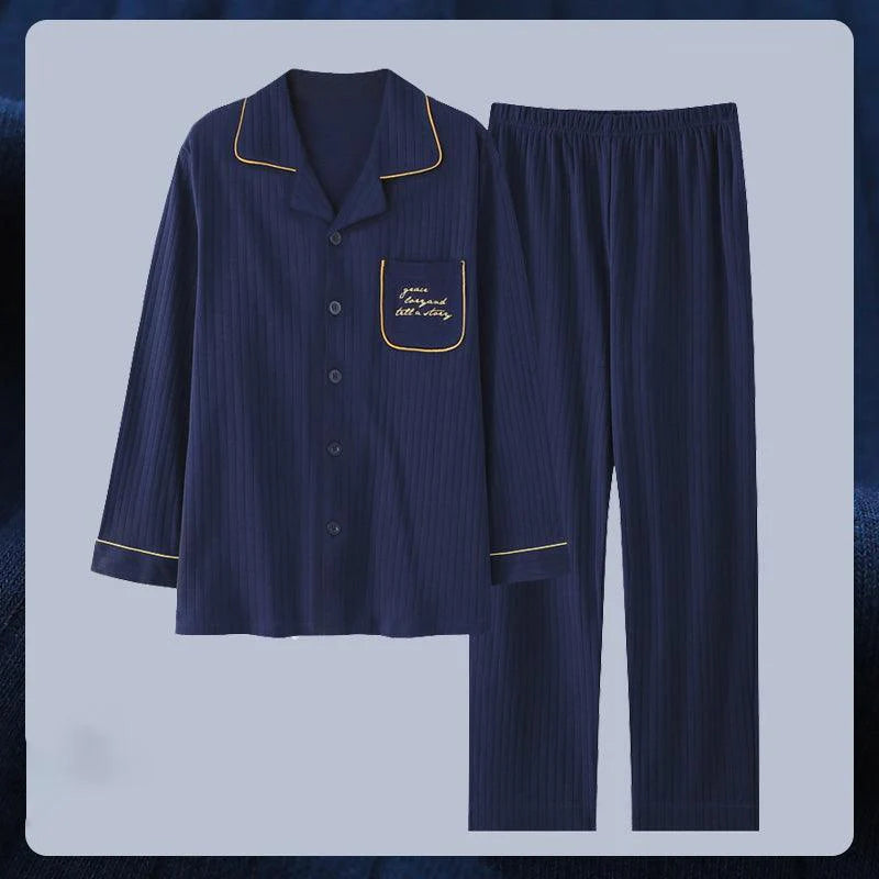 Antarctic Men Pyjamas Men Spring And Winter Long Sleeves - melvincucci