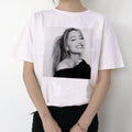 Ariana Grande T Shirt Women 7 Rings Fashion Harajuku T-shirt - melvincucci
