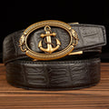 Automatic Buckle Belt Young Men Real Cowhide - melvincucci