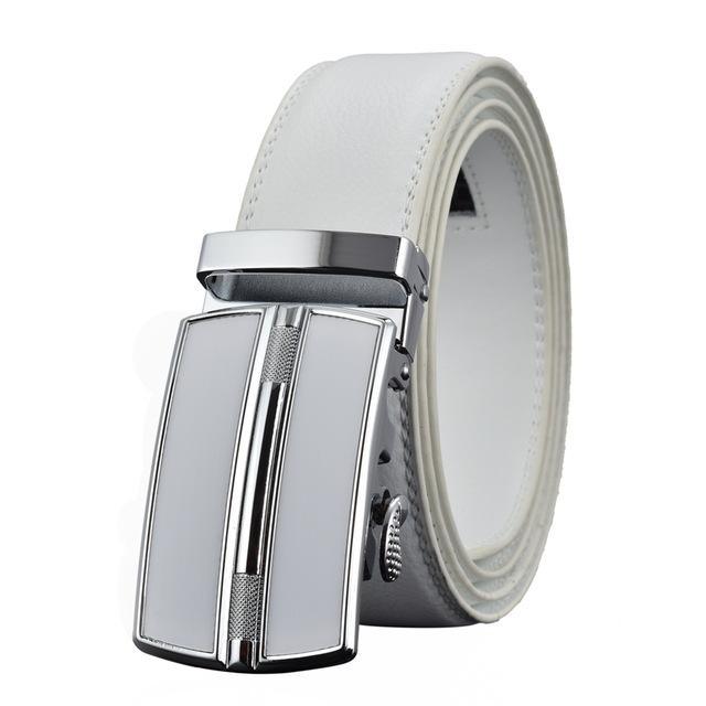 Automatic Buckle Leather Men Belt - melvincucci
