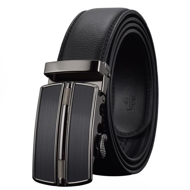 Automatic Buckle Leather Men Belt - melvincucci