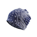 Autumn And Winter Windproof Earmuff Head Hat Cashew Flower Print Pile Hat Men And Women - melvincucci