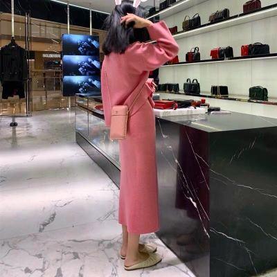 Autumn And Winter Women Wool Knitted Gentle Suit - melvincucci