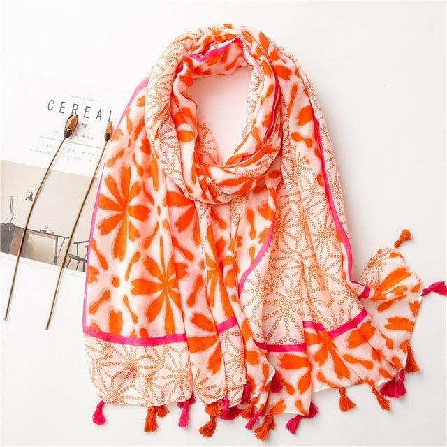 Autumn Scarf for Women Female Scarves Triangle - melvincucci