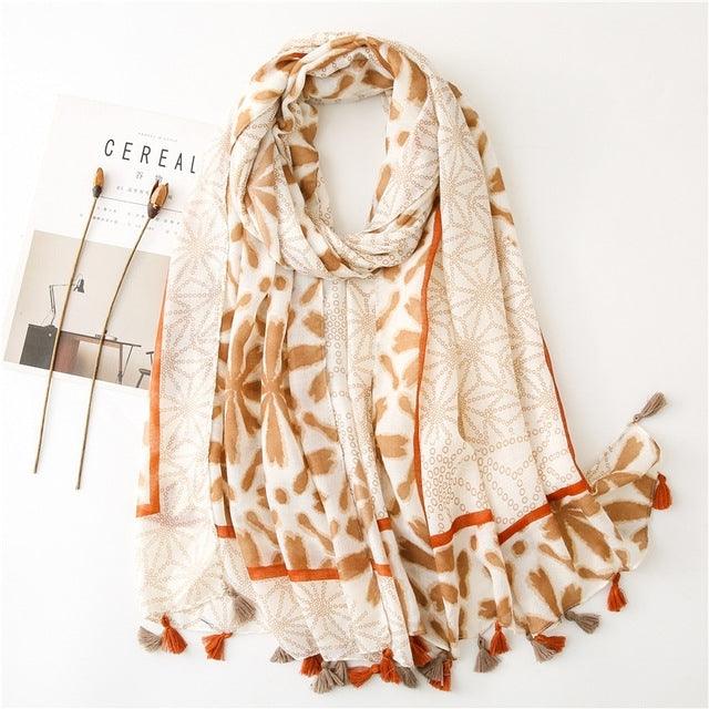 Autumn Scarf for Women Female Scarves Triangle - melvincucci