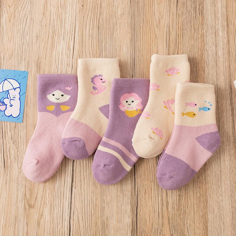 Cute Cartoon Plush Children's Terry Socks - melvincucci