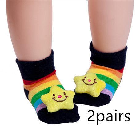 Cute Baby Animal Doll Baby Three-dimensional Socks - melvincucci