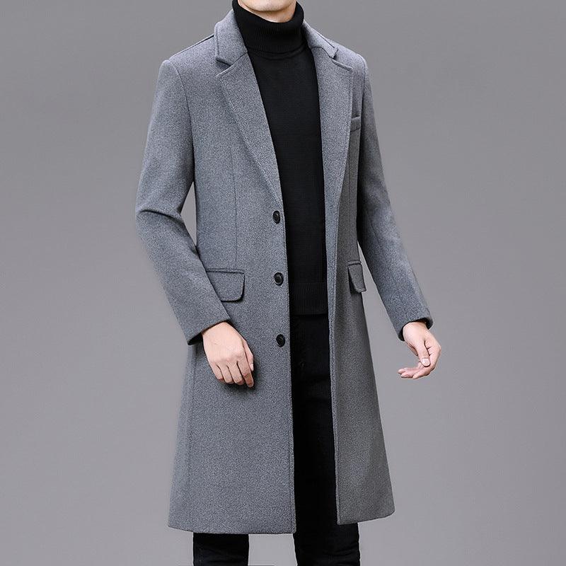 Men Casual Plus Cotton Long Coat - melvincucci