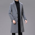 Men Casual Plus Cotton Long Coat - melvincucci