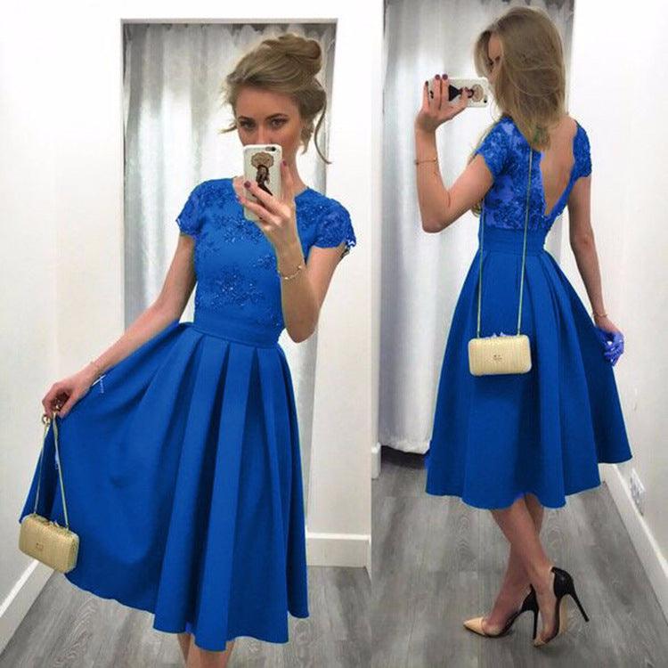 Backless dress dress - melvincucci