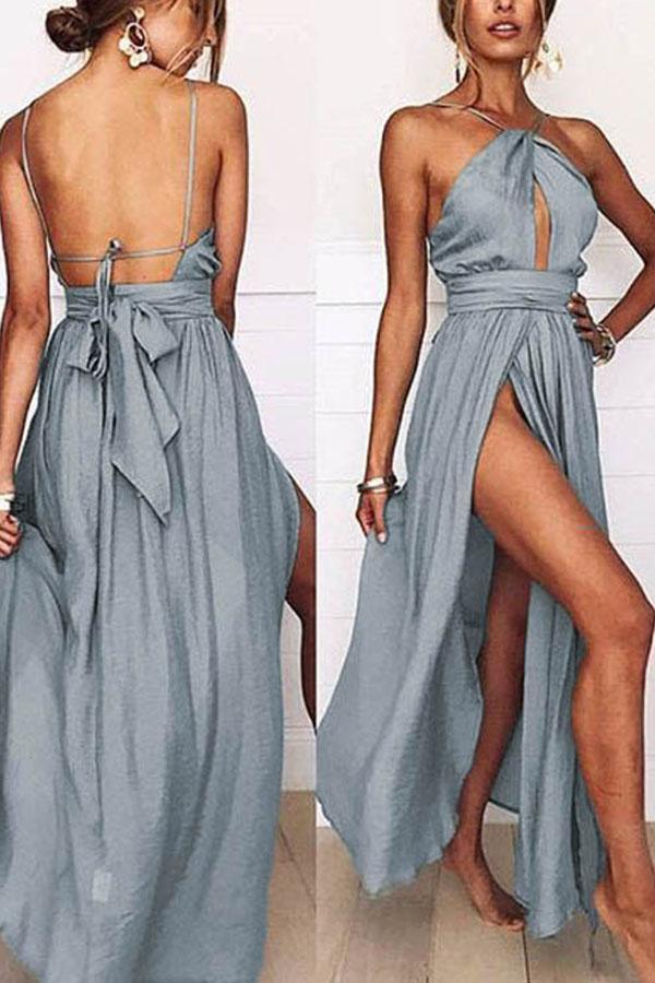 Backless Long Skirt Dress Women - melvincucci